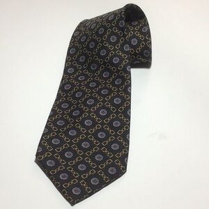 Authentic Gucci Horsebit Neck Tie BLK Gold…